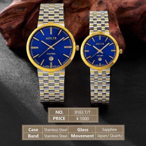 đồng hồ đeo tay thương hiệu Aolix mã AL: 9183 nữ sz 32mm nam sz 41mm 👉Máy pin nhật 👉Vỏ Thép Không Gỉ 👉Chống Nước : 3atm 👉Mặt kính saphia